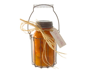 Farmhouse Style: Canning Jar Tote & Flower Frog